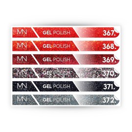 Tip Stick Gel Polish Sticker - 367-372