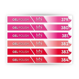 Tip Stick Gel Polish Sticker - 373-378