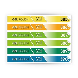 Tip Stick Gel Polish Sticker - 385-390