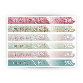 Tip Stick Gel Polish Sticker - 391-396