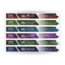 Tip Stick Gel Polish Sticker - GlamEye 01-06