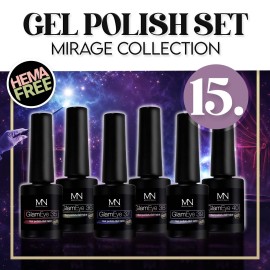 Gel Polish Set 15 - Mirage (HEMA-free) - 6 pcs x 6ml