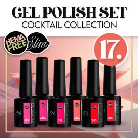 Gel Polish Set 17 - Coctail (HEMA-free) - 6 pcs x 6ml