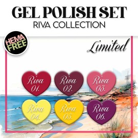 Gel Polish Set - Riva (HEMA-free) - 6 pcs x 6 ml - Limited