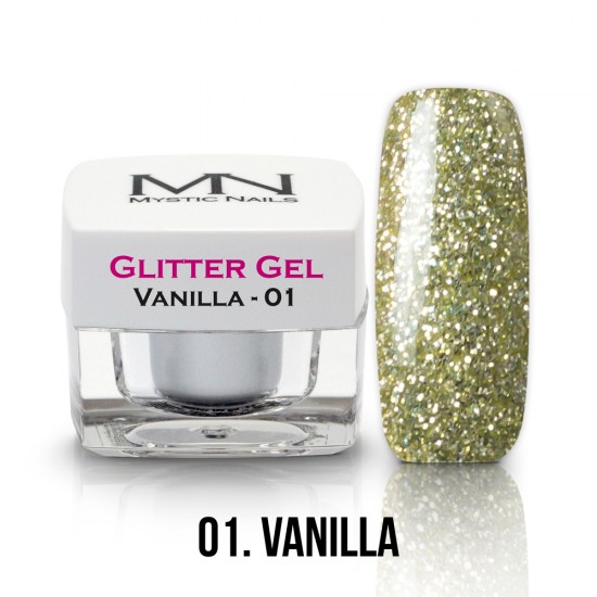 Glitter Gel - no.01. - Vanilla - 4g