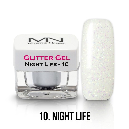 Glitter Gel - no.10. - Night Life - 4g