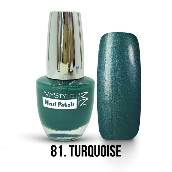 MyStyle Nail Polish - 81. - Turquoise - 15ml