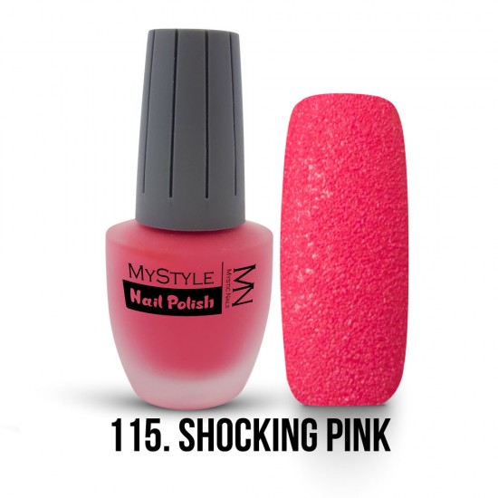 MyStyle Nail Polish - 115. - Shocking Pink - 15ml
