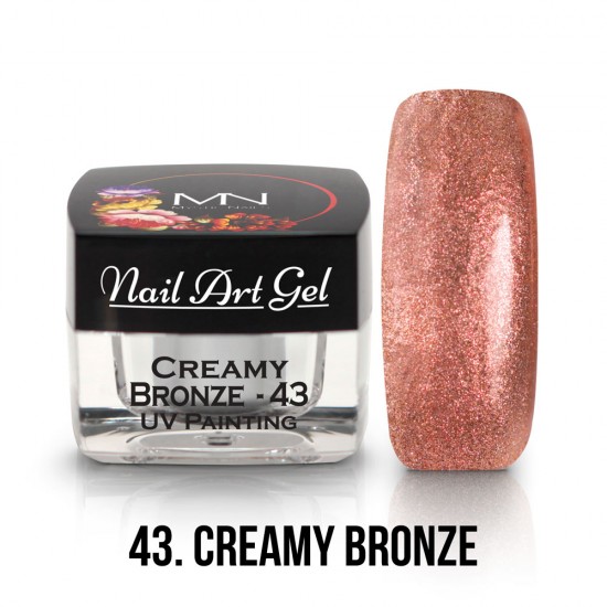 Painting Nail Art Gel - 43 - Creamy Bronze - 4g