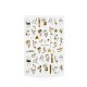 Nail sticker - Golden patterns
